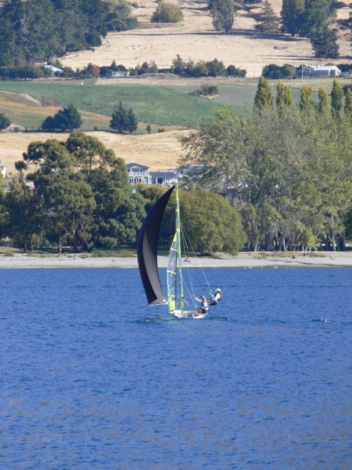 29erXX sailing for the first time at Lake Wanaka © www.29er.co.nz